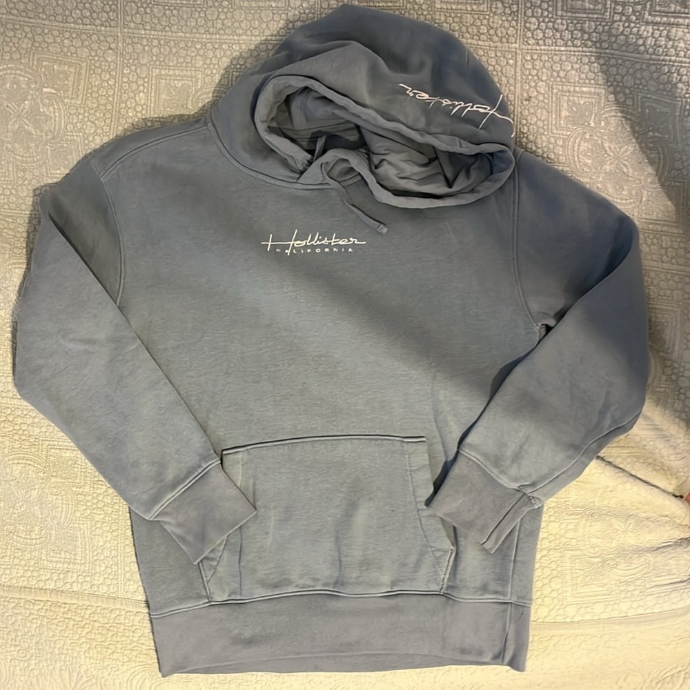 Hollister Gray Sweatshirt Hoodie Casual Comfort